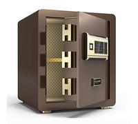 CLSDRZC, Fireproof Impermeable S Seguridad Security Desbloqueo de la Doble Capa Electrónico Gabinete de Acero Digital S para Documentos de identificación, Documentos A4, computadoras portátiles,