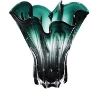 CLSDRZC Flower Vase Coloured Glass Thickened Glass Vases, Flower Ornaments, Table Model Room, Living Room, TV Cabinet Chinese Decoration Decoration Vase(Small)