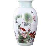 CLSDRZC Flower Vase For Décor Chinese Ceramics Handmade Fine,Landscape Painting Decorative(B)