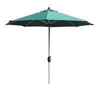 CLSDRZC ft Patio Outdoor Garden Umbrella UV Protection 8 Rib Waterproof and Windproof Round Table Parasol,for Beach,Swimming Pool,Market,White/Khaki/Dark Green/Wine Red