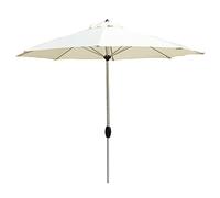 CLSDRZC ft Patio Outdoor Garden Umbrella UV Protection 8 Rib Waterproof and Windproof Round Table Parasol,for Beach,Swimming Pool,Market,White/Khaki/Dark Green/Wine Red