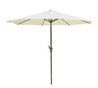 CLSDRZC Garden Parasol,9'/10' High-8.2' Beach Sun Shade Protection 8 Sturdy Ribs Outdoor Table Market Umbrella with Crank Handle