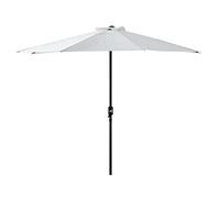 CLSDRZC Garden Parasol Outdoor Garden Patio 2.7 m Half Round Umbrella Parasol Sun Shade Canopy Pole, Easy to Clean and Maintain Garden Umbrella Sun Shade Canopy