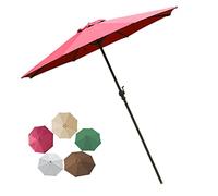 CLSDRZC Garden Parasol,Outdoor Replacement Parasol, Outdoor Shade, Ventilation, Easy to Assemble, Showerproof, Sun Protection Windproof, for Beach/Pool/Patio, Beach Umbrella