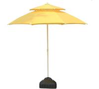 CLSDRZC Garden Parasol Paraguas para Paraguas de Playa Sombra de Sol al Aire Libre para la Playa/Piscina/jardín Paraguas redondeando Agua de protección Solar/Market de Mercado Resistente a los Rayos
