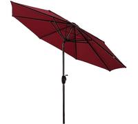 CLSDRZC Garden Parasol Umbrella Beach Umbrella Patio Garden Table Umbrella W/Tilt Adjustment Perfect for Outdoor Beach Commercial Event Market Camping Swimming Pool