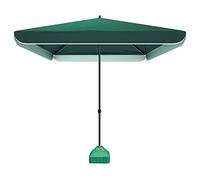 CLSDRZC Garden with Base, Outdoor Beach Umbrella, Store Door Height Adjustable, Rust-Proof Parasol for Consumer and Commercial Use