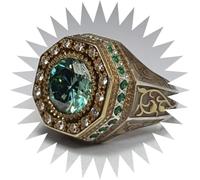 CLSDRZC Girl Products Rings Ring Jewellery Women Men Promise Wedding Pop Retro Totem Two Tone Ring Gifts
