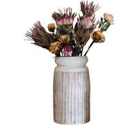 CLSDRZC Handmade Ceramic Vase Flower, Open Slice of Ice Cracked Glaze, Artistic Style Decoration(Small)