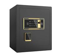 CLSDRZC Hogar a Prueba de Fuego, Impermeable, 45 cm, desbloqueo de Huellas Dactilares, antirrobo, Metal, Oficina, depósito de contraseña electrónica, Dormitorio (tamaño: 38 32 45 cm) para Uso en