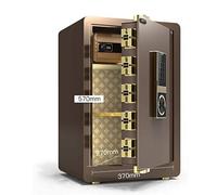 CLSDRZC Hogar electrónico a Prueba de Fuego, Impermeable, desvío, Pared, con mesita de Noche antirrobo Invisible, Todo de Acero, Oficina con Huellas Dactilares para Efectivo en el hogar y la Oficina