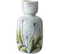 CLSDRZC House Decor Retro Vase Hand-Painted Ceramic Art Creative Flower Arrangement Home(A)