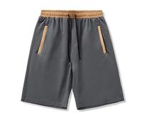 CLSDRZC Ice Silk Shorts Men's Summer Thin Loose Fitting Quick Drying Casual Outdoors Pants