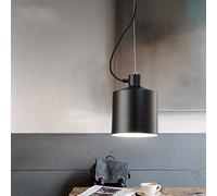 CLSDRZC Iron Lamp Industrial Single Head Chandelier Living Room Bedroom Dining Room Study Lamp,A-15 * 22cm