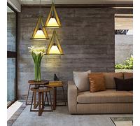 CLSDRZC Lamp Japanese Three Heads Solid Wood Led Bedroom Restaurant Bar Lamp,Three Heads