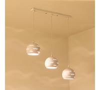 CLSDRZC Lamp Minimalist Three-Head Led Chandelier Living Room Dining Room Bedroom Balcony Lights,Yellow Light-b