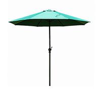 CLSDRZC Large Parasol, Patio Umbrella, Iron Pole, Used in Outdoor, Garden, Balcony, etc, 2.7M,Green