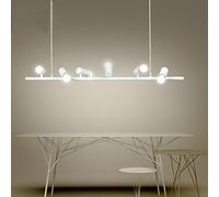 CLSDRZC Lights Minimalist Iron 6 Heads Chandelier Living Room Restaurant Bar Studio Light,Yellow