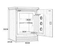 CLSDRZC, Llave de depósito Impermeable de Fuego, Llave montada en Pared, Concha de Madera Oculta Seguridad de la Oficina de 55 cm, Escuela, Garaje, Agentes inmobiliarios, contratistas, SIL