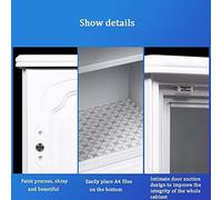 CLSDRZC, Llave de depósito Impermeable de Fuego, Llave montada en Pared, Concha de Madera Oculta Seguridad de la Oficina de 55 cm, Escuela, Garaje, Agentes inmobiliarios, contratistas, SIL