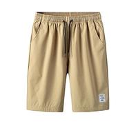 CLSDRZC Mens Shorts Summer Shorts Men Clothing Casual Cargo Shorts Cotton Beach Short Pants Mens Boardshorts