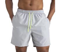 CLSDRZC Men's Swimsuit Swimsuit Trunks Men's Swimsuit Surf Beach Wear Men's Board Shorts Bright Colored Beach Pants