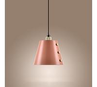 CLSDRZC Metal Single Head Color Art Chandelier, Retro Restaurant Study Bedroom Living Room Chandelier,C-18cm