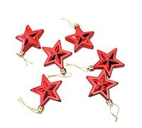 CLSDRZC Navidad Alien Star Planet Estrellas de Navidad árbol de Navidad Corona decoración de ratán Accesorios Bandera de Fiesta