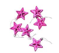 CLSDRZC Navidad Alien Star Planet Estrellas de Navidad árbol de Navidad Corona decoración de ratán Accesorios decoración de Eventos Directo