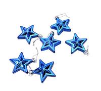 CLSDRZC Navidad Alien Star Planet Estrellas de Navidad árbol de Navidad Corona decoración de ratán Accesorios Bandera de Fiesta