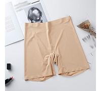 CLSDRZC New Summer Thin Women Large Size Safety Shorts Ice Silk Cool High Elasticity Plus Size Safety Pants Shorts Under Skirt Female