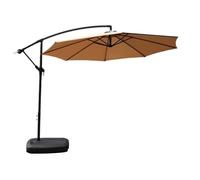 CLSDRZC Outdoor Parasol 9.8ft Market Outdoor Patio Umbrella with Base and Easy Tilt for Deck Pool Garden Patio Garden Umbrella(A-9.8ft/)