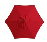 CLSDRZC Outdoor Parasol Outdoor Patio Umbrella Market Waterproof 8 Ribs Umbrella with Crank and Cross Base for Garden Backyard Pool Swimming Patio Garden Umbrella(Rosso-300cm)