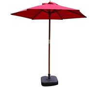 CLSDRZC Outdoor Parasols Garden Parasol Umbrella with Pulley System,Outdoor Sun Shade for Beach, Pool, Patio,Round Sunscreen UV40+