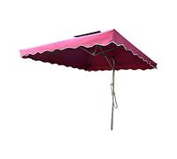 CLSDRZC Outdoor Parasols x 2.2 Umbrella, with Cross Sun Protection for Outdoor/Gardens/Balcony/Patio Rectangular Garden Parasol,Without Parasol Base Good