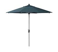 CLSDRZC Outdoor Umbrella, 250cm Sun Protection Waterproof Aluminium Pole Sun Parasol with Crank, Garden Parasol for Patio Beach Pool Umbrellas Good(Green-A)