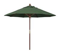 CLSDRZC Outside Garden Lawn Patio Market Umbrellas, Wood Pole Ribs - Round Sun Shades Parasols for Bistro Porch Deck Beach Pool Backyard