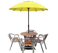 CLSDRZC Parasol Garden Outdoor Patio Umbrellas, 1.7M Round Standing Portable Table Beach Deck Balcony Market Umbrella, Multicolor Optional