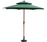 CLSDRZC Parasol Parasols 9ft Patio Garden Umbrella - Outdoor Sun Shade Cafe Store Wedding Party Beach Sunscreen, Not Include Base Good