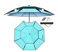CLSDRZC Parasol,Sun Shade Umbrella Outdoor Essential for Fishing, 360° Rotation, Rainproof, with Carry Bag, Garden Yard Parasol, Beach Umbrellas, Camping Shelte