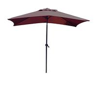 CLSDRZC Parasol Tiltable Shade Umbrella, with Handle Mechanism Sun Shelter, 1., For Garden, Balcony, Beach and Other Open Spaces