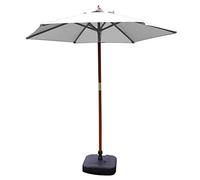 CLSDRZC Parasols 7' Patio Garden, Round Market Table Umbrella with Solid Wood Bracket, Perfect For Outdoor Yard, Beach, Camping, Pool Side Good