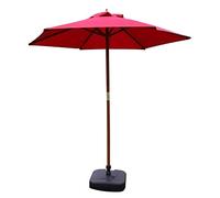 CLSDRZC Parasols 7' Patio Garden, Round Market Table Umbrella with Solid Wood Bracket, Perfect For Outdoor Yard, Beach, Camping, Pool Side Good