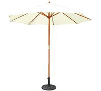 CLSDRZC Parasols 9Ft Outdoor Patio Table Umbrella with Wood Pole, For Market Garden Yard Beach Deck Poolside Cafe Decor Sunshade, Without Base Good