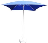 CLSDRZC Parasols Garden Parasol Waterproof 2M Square Outdoor with Glass Fiber Bone UV Protection Umbrella for Terrace Swimming Pool Beach O