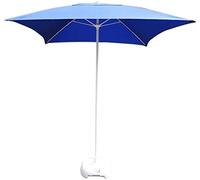 CLSDRZC Parasols Garden Parasol Waterproof 2M Square with Glass Fiber Bone UV Protection for Terrace Swimming Pool Beach Outdoor Umbrella