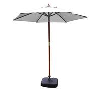 CLSDRZC Parasols Outdoor Market Umbrella For Patio Table Balcony Deck Yard Or Garden Terrace, UV Resistant Polyester Fabric & Solid Wood Bracket, Without Base Good