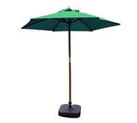 CLSDRZC Parasols Outdoor Market Umbrella For Patio Table Balcony Deck Yard Or Garden Terrace, UV Resistant Polyester Fabric & Solid Wood Bracket, Without Base Good