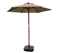 CLSDRZC Parasols Outdoor Market Umbrella For Patio Table Balcony Deck Yard Or Garden Terrace, UV Resistant Polyester Fabric & Solid Wood Bracket, Without Base Good