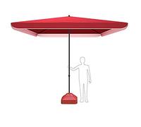 CLSDRZC Patio Garden with Base, Outdoor Beach Umbrella, Store Door Height Adjustable, Rust-Proof Parasol For Consumer and Commercial Use